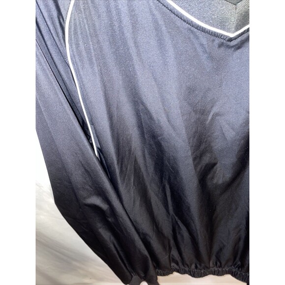 Footjoy Golf Jacket Men’s Size 2XL Black Pullover V Neck Long Sleeve - Picture 6 of 12